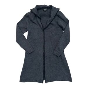 Alyx Charcoal Grey Knit Open Front Cardigan - Size Small